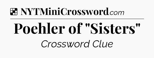Solution: Poehler of 