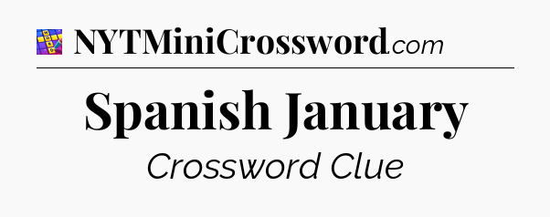 Spanish January Codycross