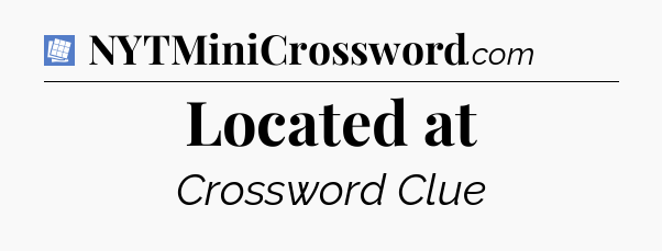 Located at Puzzle Page Crossword Clue