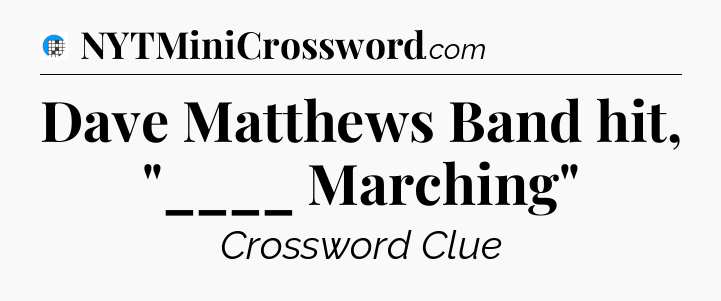 Dave Matthews Band hit, 