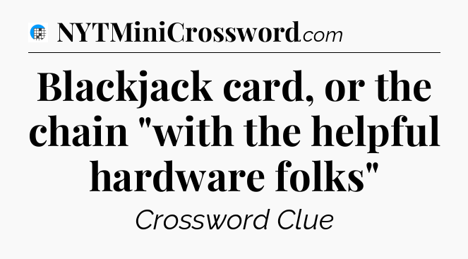 Blackjack card, or the chain 