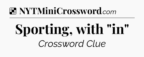 Solution: Sporting, with 