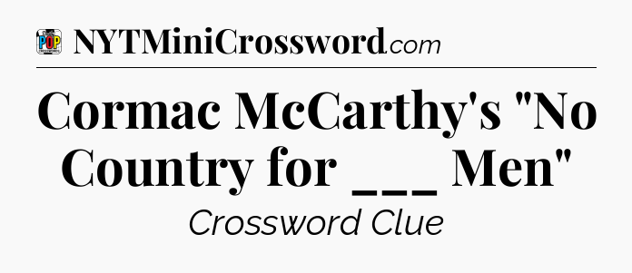 Cormac McCarthy's 