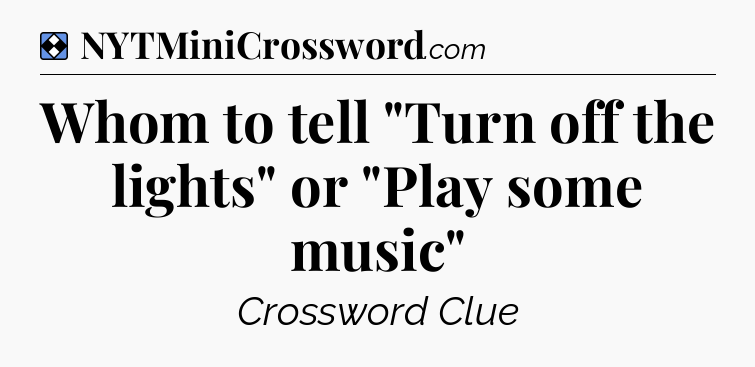 Solution: Whom to tell 