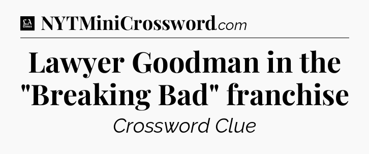 Lawyer Goodman in the 