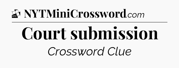 Court submission - Daily Themed Classic Crossword