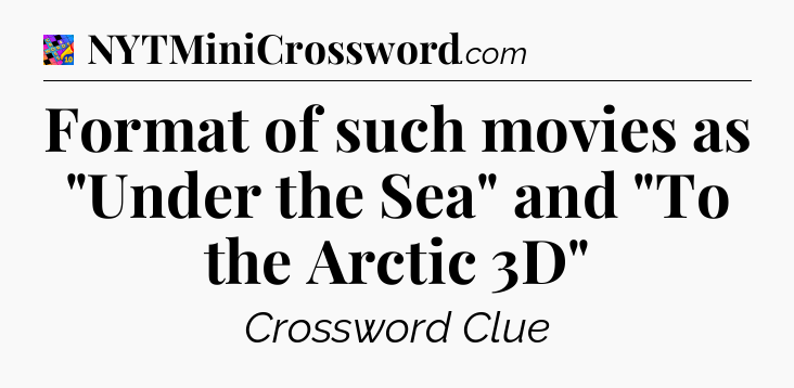 Format of such movies as 