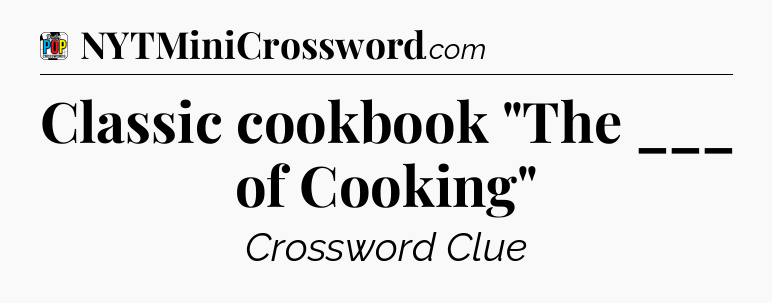 Classic cookbook 