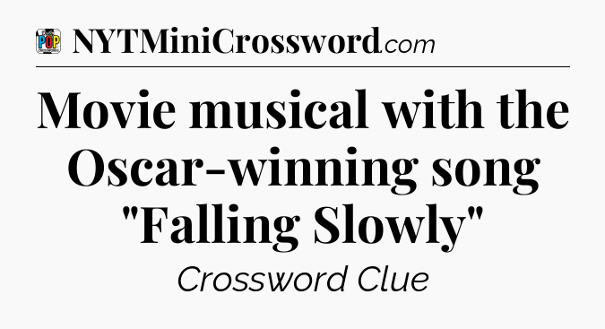 Movie musical with the Oscar-winning song 