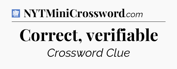 Correct, verifiable Puzzle Page Crossword Clue