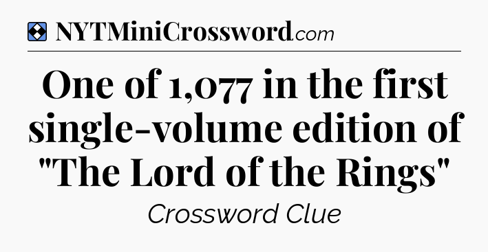 Solution: One of 1,077 in the first single-volume edition of 