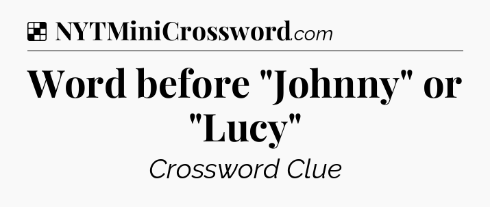 Solution: Word before 