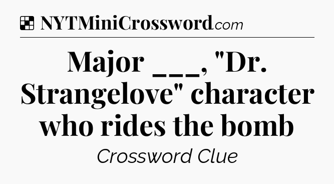 Solution: Major ___, 