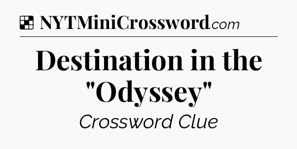 Solution: Destination in the 