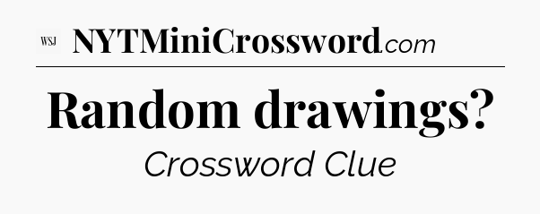 Random drawings - WSJ Crossword