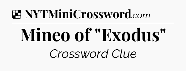 Solution: Mineo of 