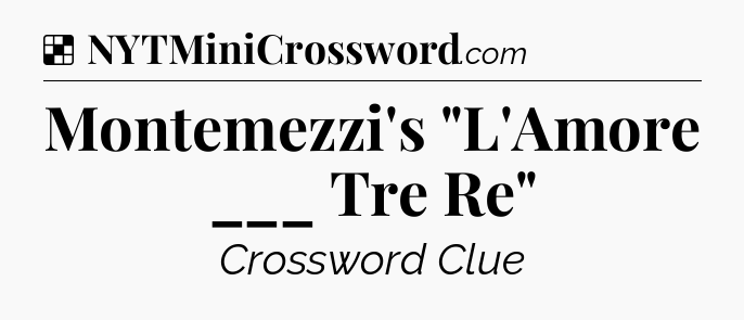 Solution: Montemezzi's 