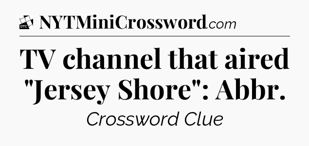 TV channel that aired 