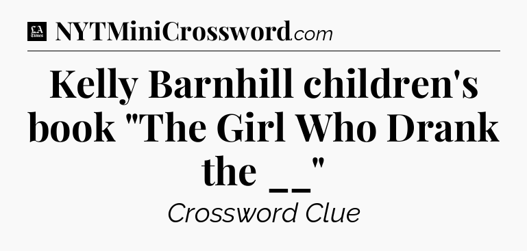 Kelly Barnhill children's book 