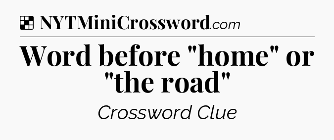 Solution: Word before 