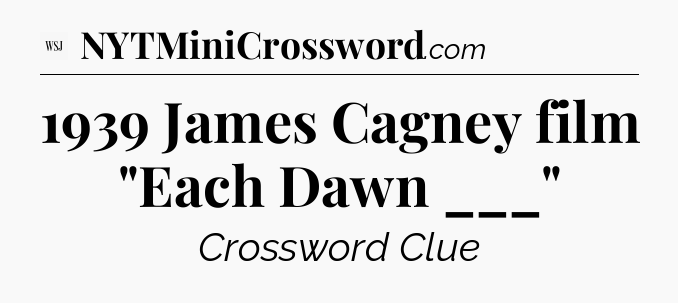 1939 James Cagney film 