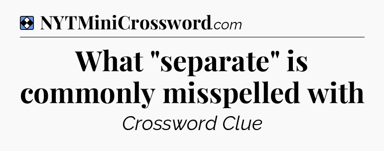 Solution: What 