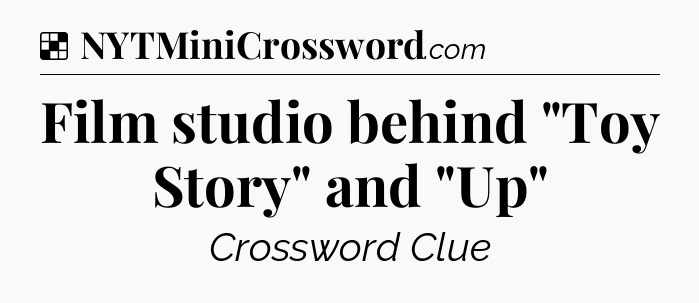 Solution: Film studio behind 