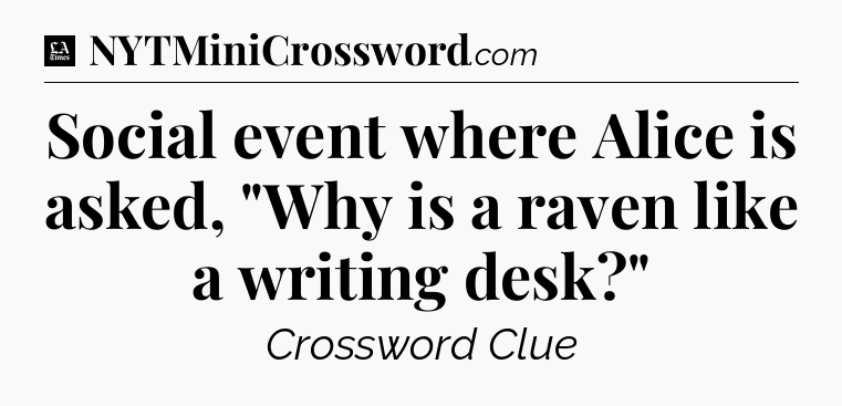 Social event where Alice is asked, 