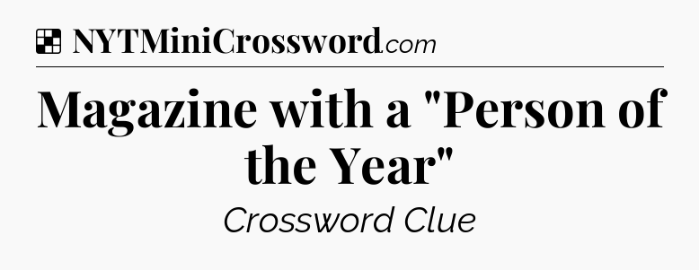 Solution: Magazine with a 