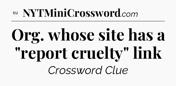 Org. whose site has a 