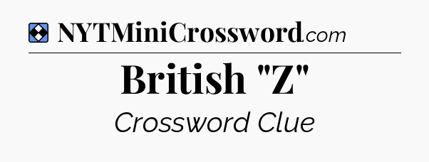 Solution: British 