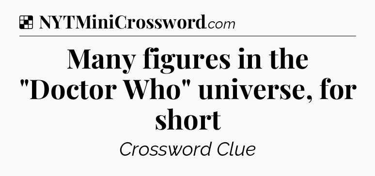 Solution: Many figures in the 