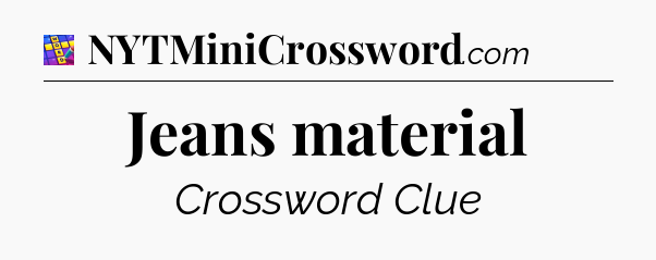 Jeans material Codycross