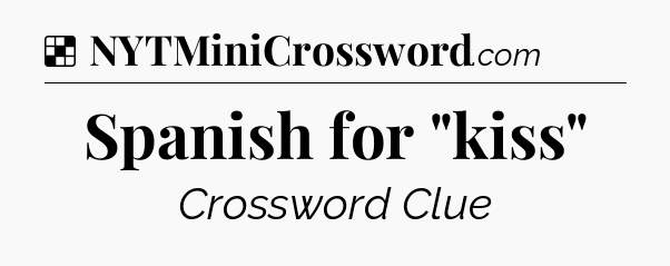 Solution: Spanish for 