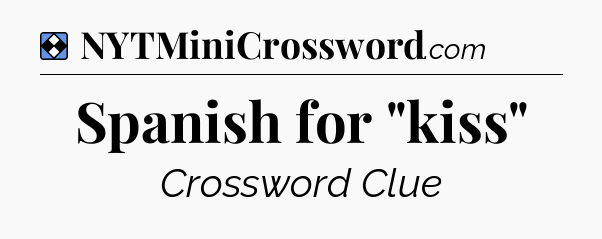 Solution: Spanish for 