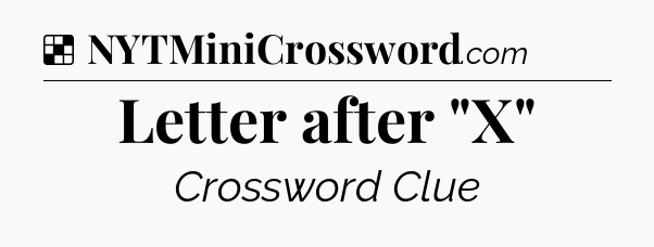 Solution: Letter after 