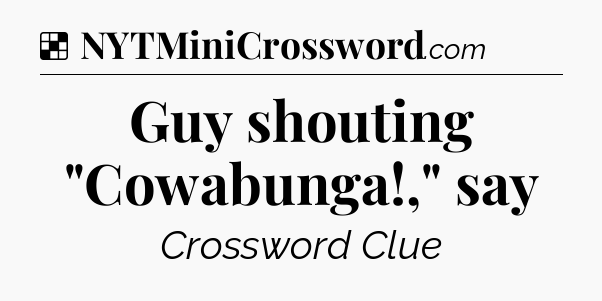 Solution: Guy shouting 