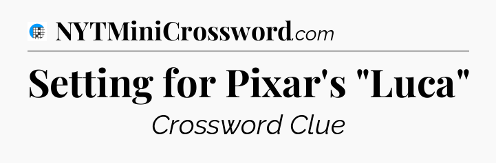 Setting for Pixar's 