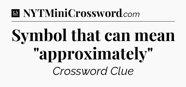 Symbol that can mean 