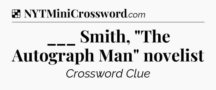 Solution: ___ Smith, 
