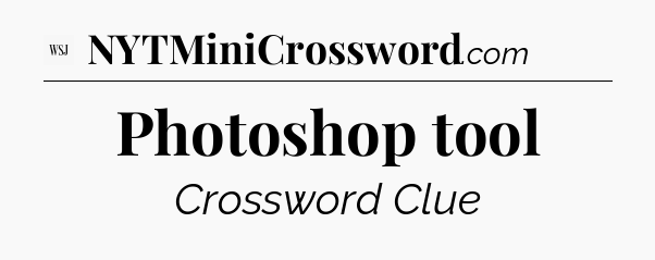Photoshop tool - WSJ Crossword
