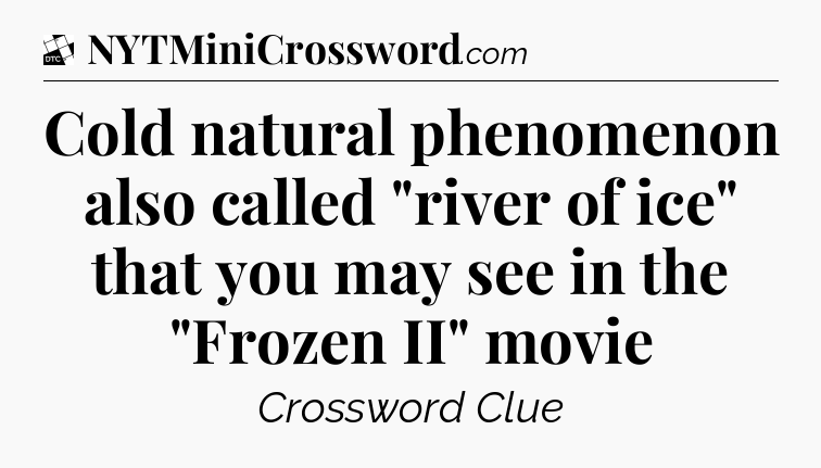 Cold natural phenomenon also called 