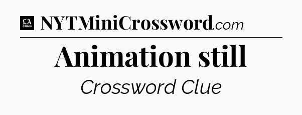 Animation still - LA Times Crossword