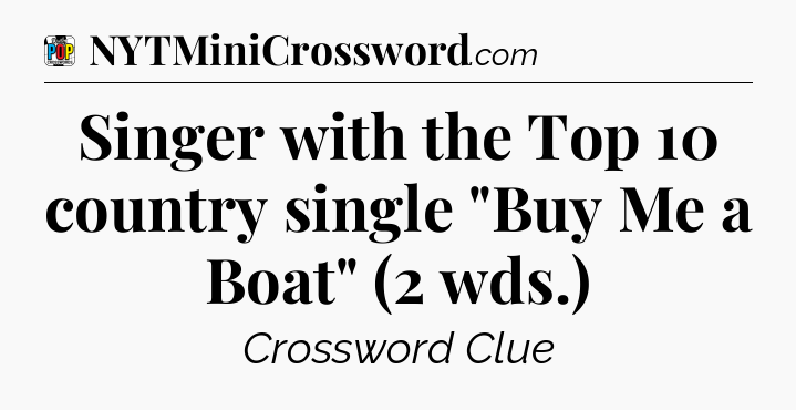 Singer with the Top 10 country single 