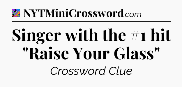 Singer with the #1 hit 