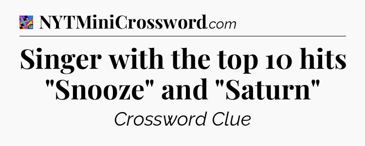 Singer with the top 10 hits 