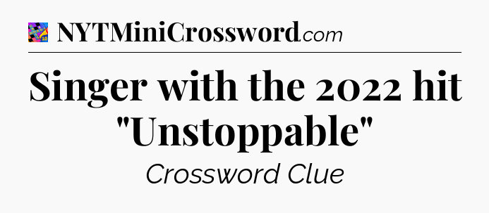 Singer with the 2022 hit 