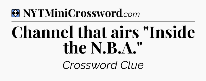 Solution: Channel that airs 