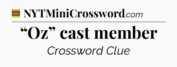 “Oz” cast member - Eugene Sheffer Crossword