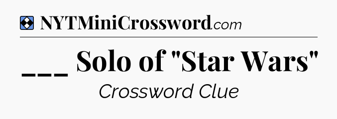 Solution: ___ Solo of 